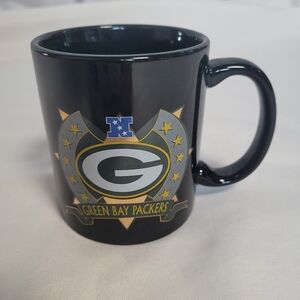 Greenbay Packers NFL Football Black Coffee Tea Mug Cup